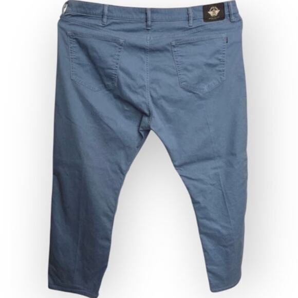 Dockers Blue Straight Fit Pants Men’s Size 44 Cotton Blend - Picture 3 of 11